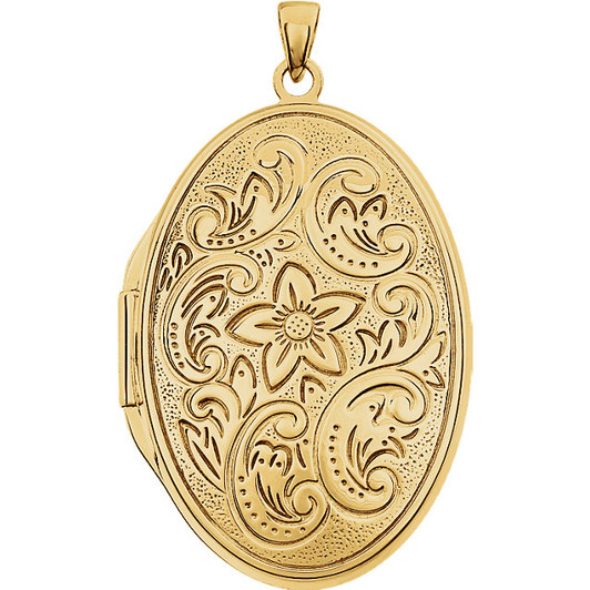 Antique Victorian Rolled Gold Oval Locket Necklace – Mayveda Jewelry